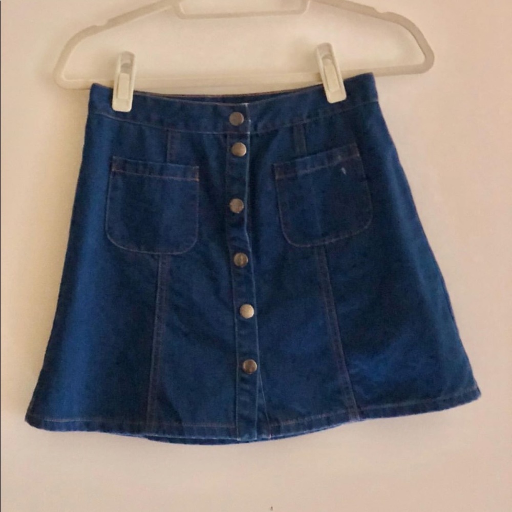 BDG jean skirt